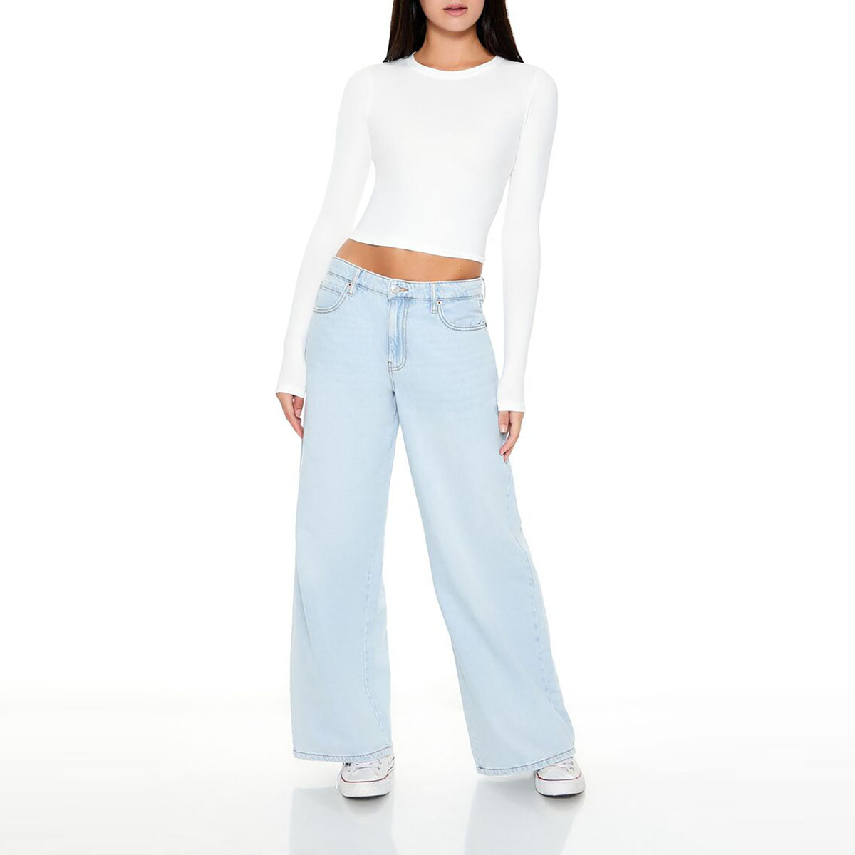 Forever 21 - Mid-Rise Baggy Jeans - Sold by FIG