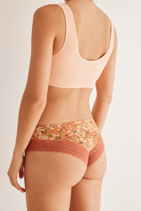 Women Secret - Floral Wide Brazilian Panties  for women - Sold by FIG