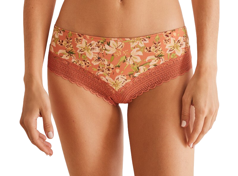 Women Secret - Floral Wide Brazilian Panties  for women - Sold by FIG