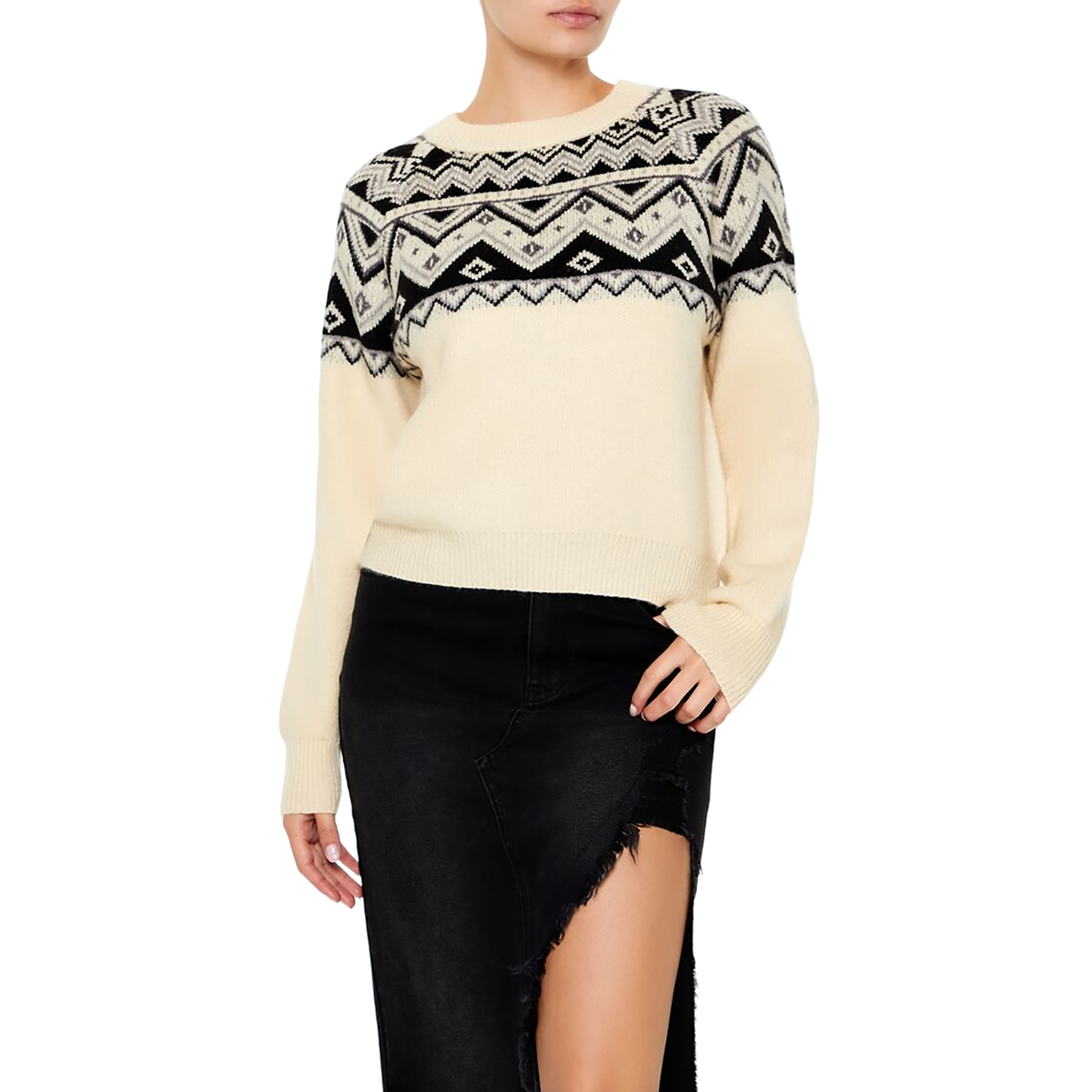 Forever 21 - Geo Print Sweater - Sold by FIG