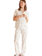 Women Secret - Classic Sea Print Pajamas Set for women - Sold by FIG