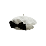 Forever 21 - Velvet Bow Beret - Sold by FIG