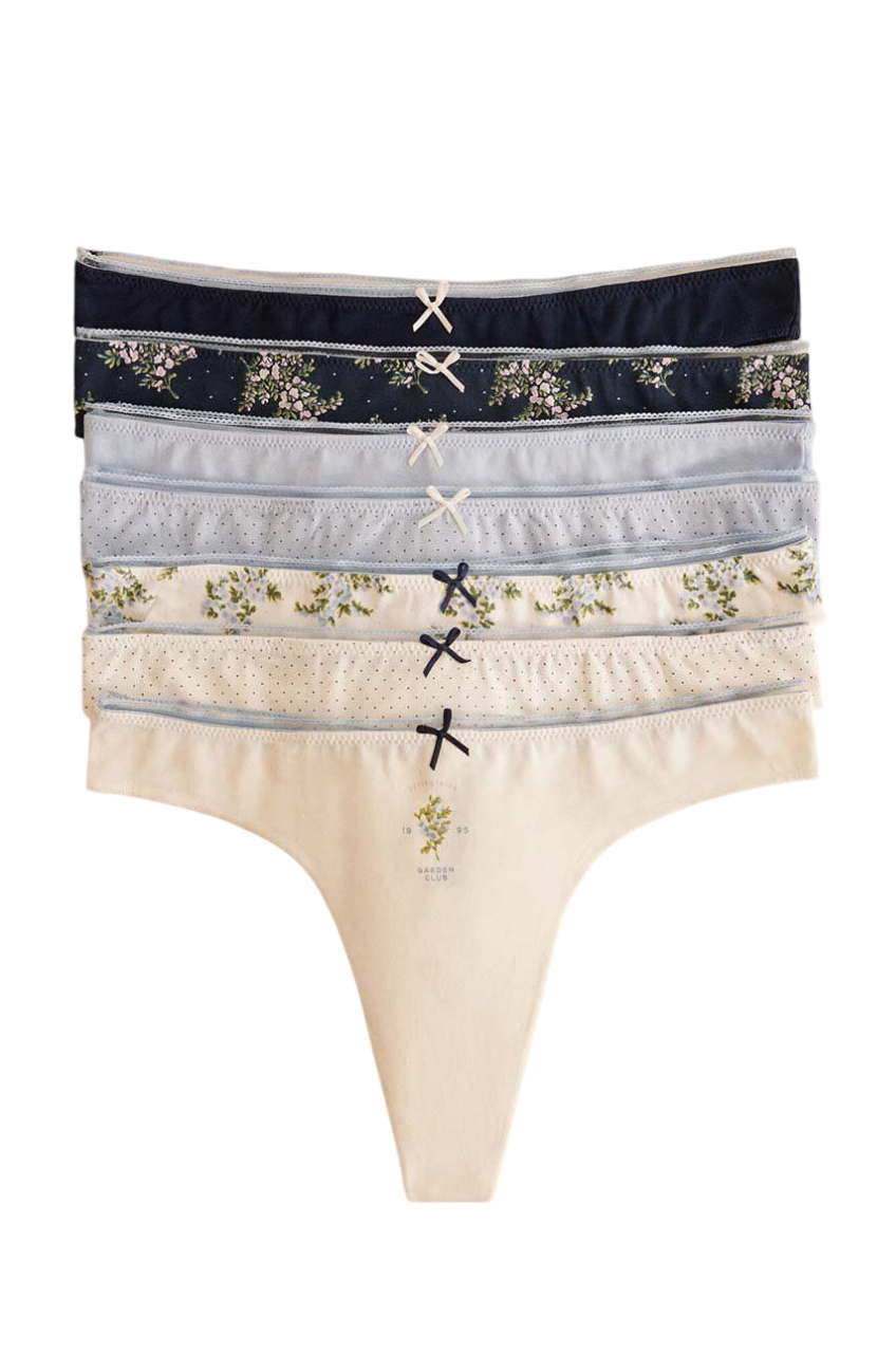 Women Secret - 7-Pack Printed Thong  for women - Sold by FIG