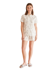 Women Secret - Short Shirt Sea Print Pajamas for women - Sold by FIG