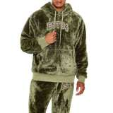 Forever 21 - Faux Fur EST84 Patch Hoodie - Sold by FIG