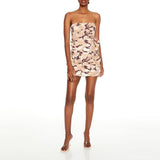Forever 21 - Camo Bustier Tube Mini Dress - Sold by FIG