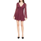 Forever 21 - Mesh Bell-Sleeve Mini Dress - Sold by FIG
