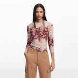 Desigual - Textured floral blouse - Sold by FIG