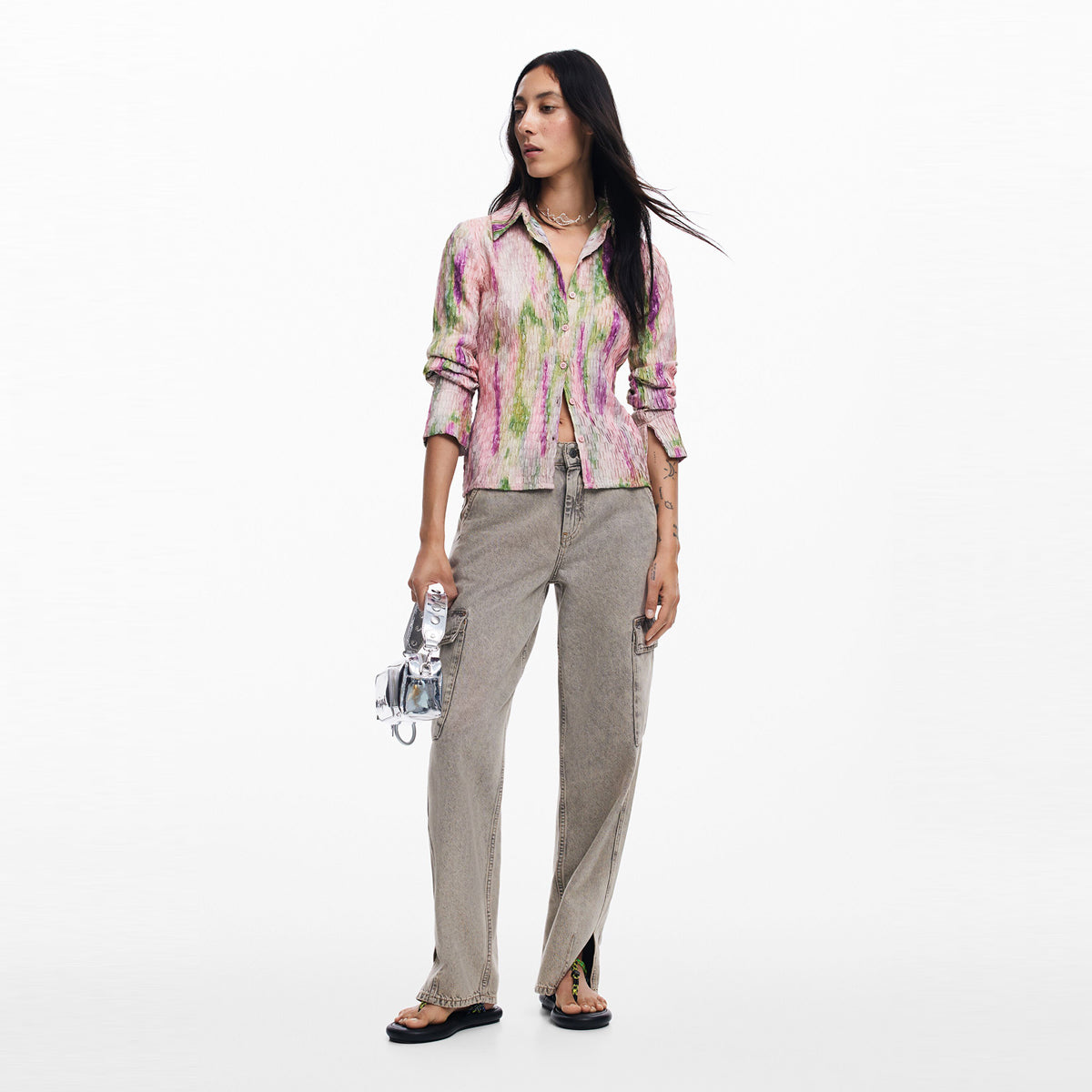 Desigual - Watercolor gradient blouse - Sold by FIG