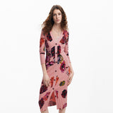 Desigual - Midi knit dress M. Christian Lacroix - Sold by FIG