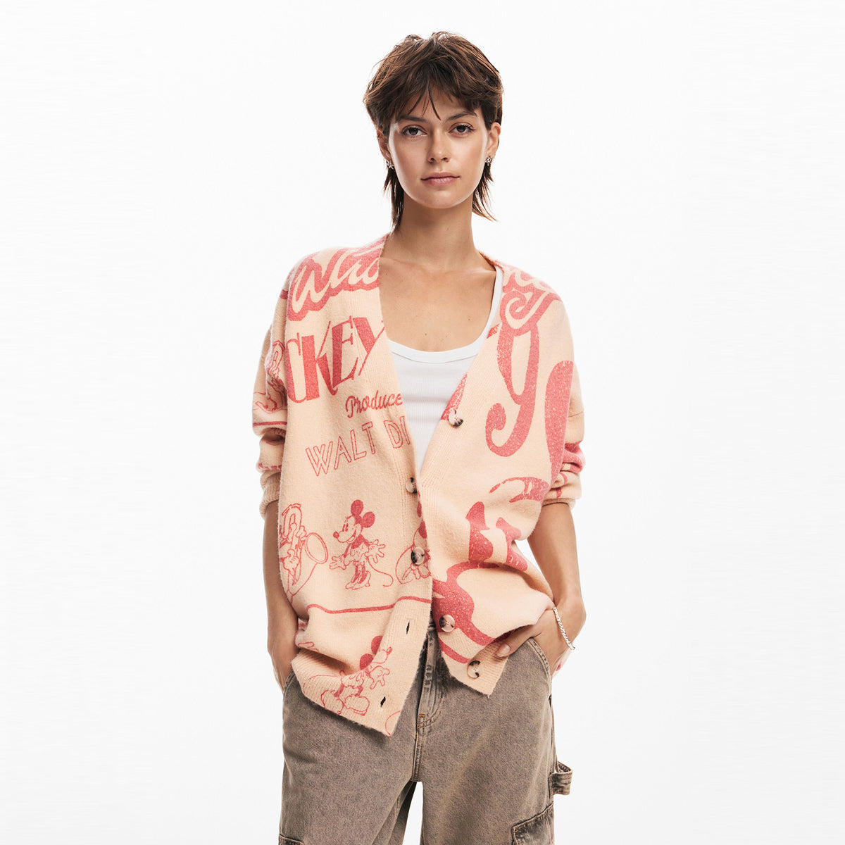 Desigual - Mickey cardigan - Sold by FIG