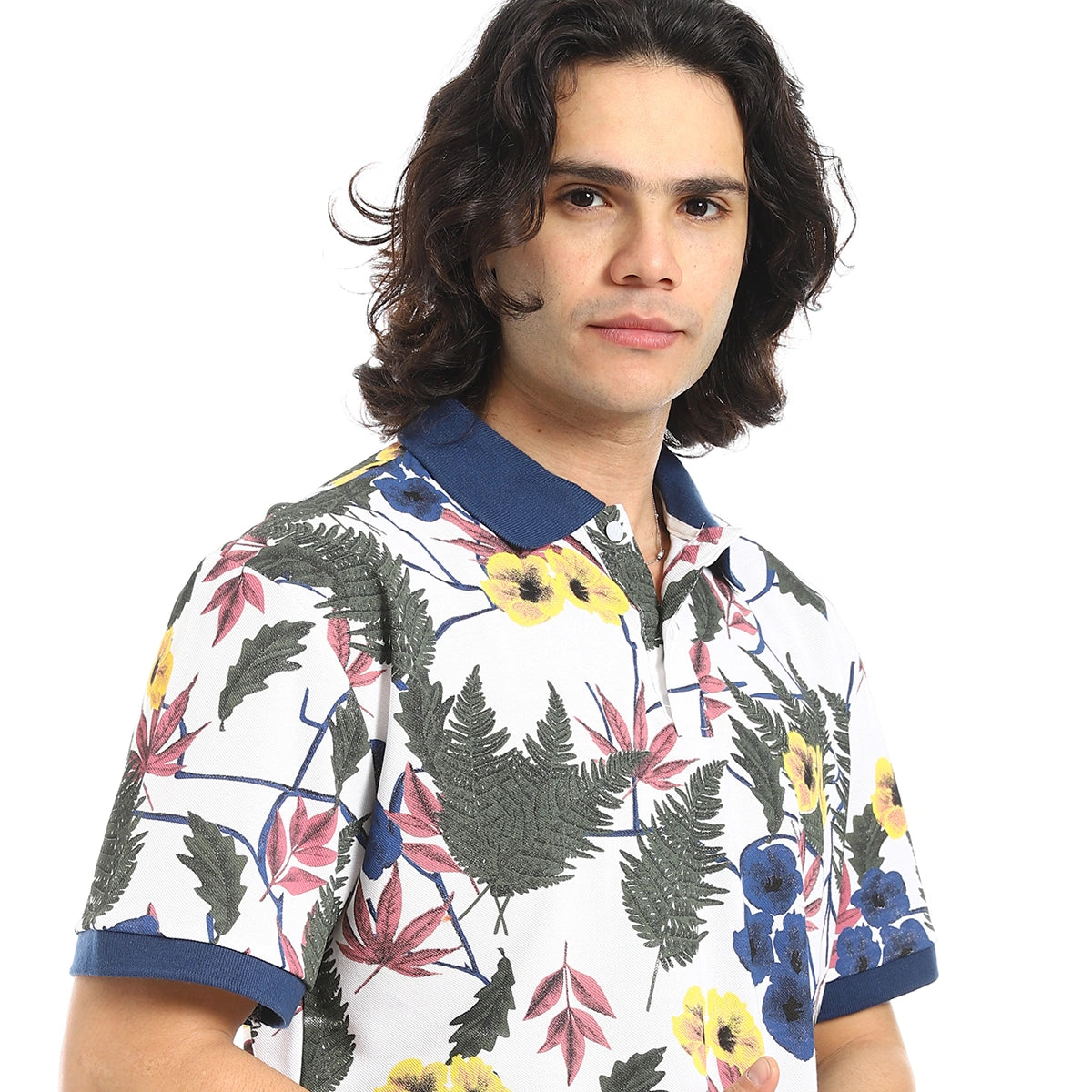 Red Circle - Self Pattern Regular Fit Polo Shirt  for - Men