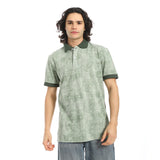 Red Circle - Self Pattern Regular Fit Polo Shirt  for - Men
