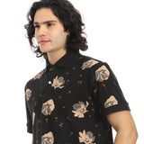 Red Circle - Self Pattern Regular Fit Polo Shirt  for - Men
