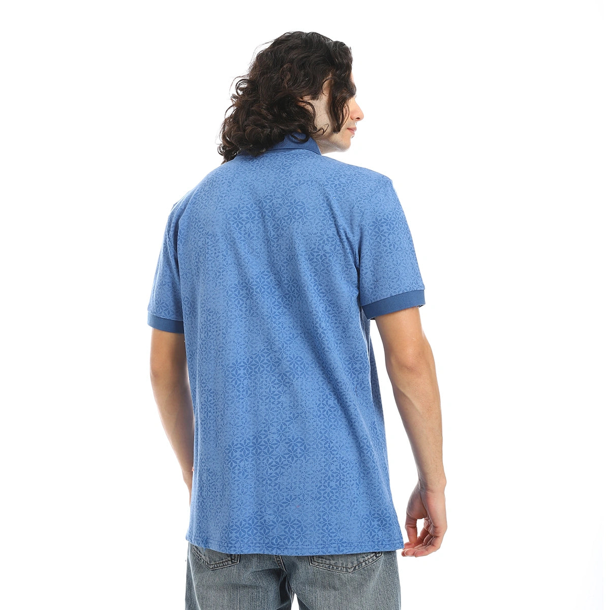 Red Circle - Self Pattern Regular Fit Polo Shirt  for - Men