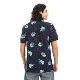 Red Circle - Self Pattern Regular Fit Polo Shirt  for - Men