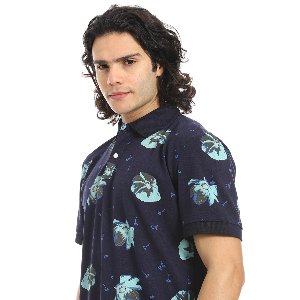 Red Circle - Self Pattern Regular Fit Polo Shirt  for - Men