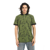 Red Circle - Self Pattern Regular Fit Polo Shirt  for - Men