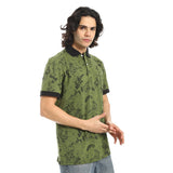 Red Circle - Self Pattern Regular Fit Polo Shirt  for - Men
