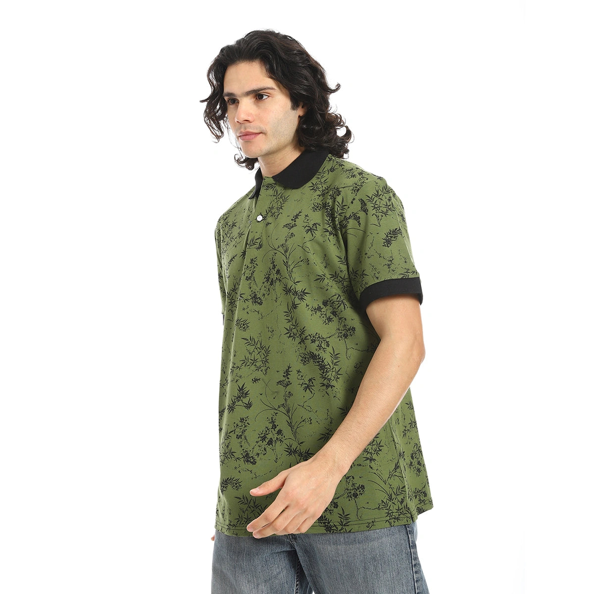 Red Circle - Self Pattern Regular Fit Polo Shirt  for - Men