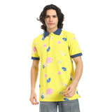 Red Circle - Self Pattern Regular Fit Polo Shirt  for - Men