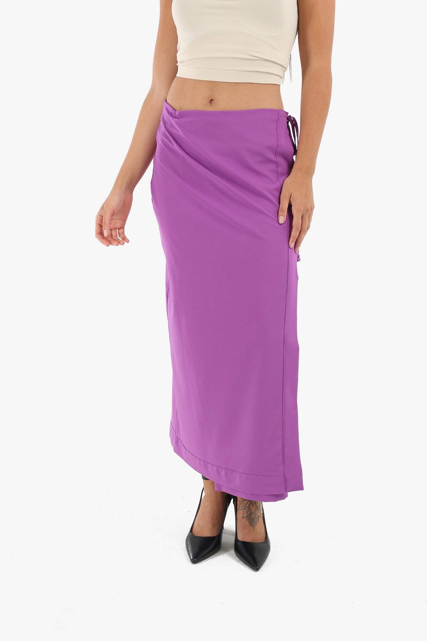 Carina -  Ankle Length Wrap Skirt