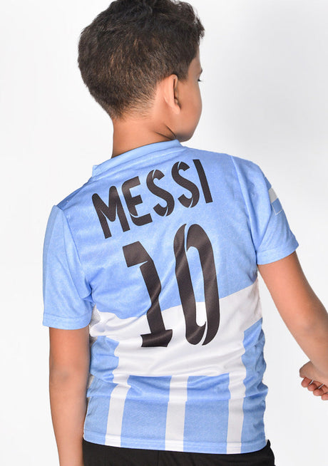 Champs Land - Kids Argentina soccer jersey "Messi"