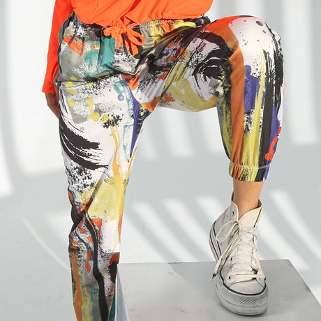 Champs Land - Microfiber Abstract Pop Joggers