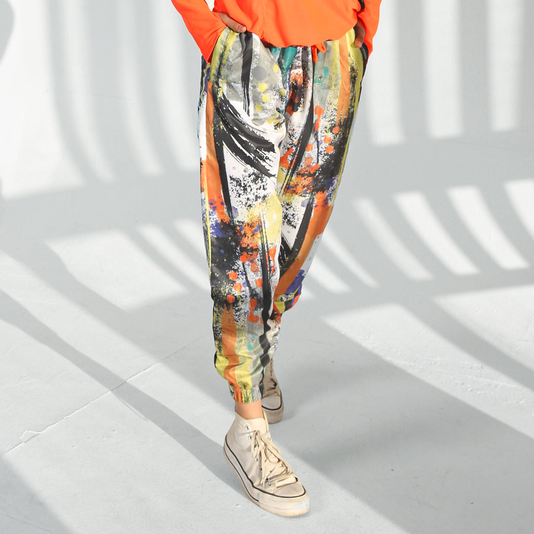 Champs Land - Microfiber Abstract Pop Joggers