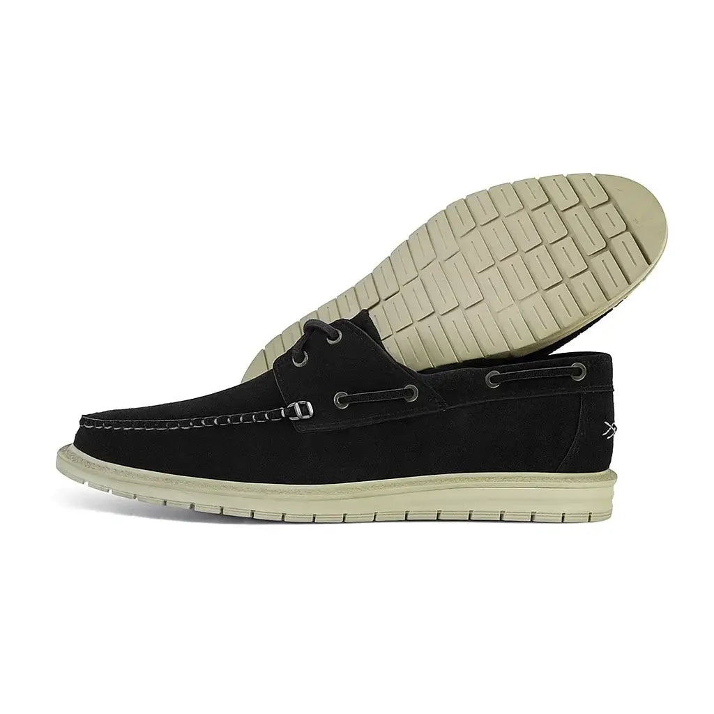 Leazus - Suede Spagu Shoes - Black