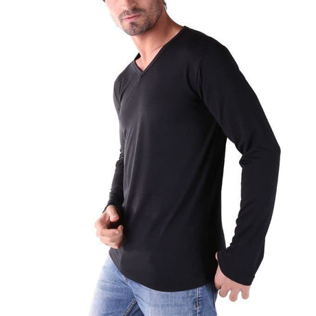 champs land - Doe Men Long Sleeve V-Neck T-Shirt