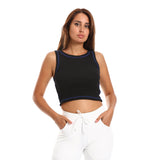 Red circle -  - Sleevles With Details Tank Top