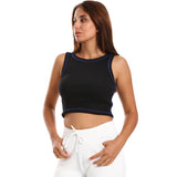Red circle -  - Sleevles With Details Tank Top