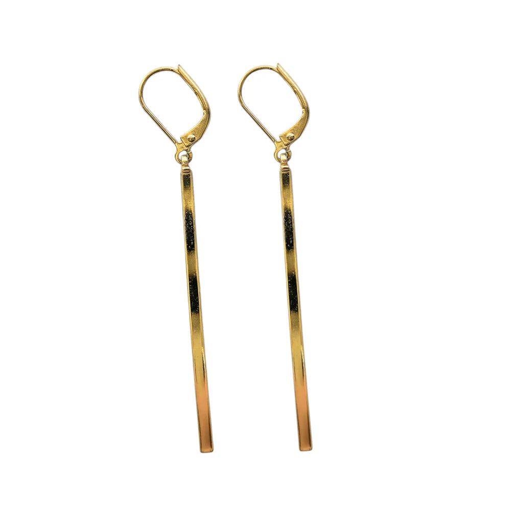 MINU Jewels - Bar Earrings gold plated