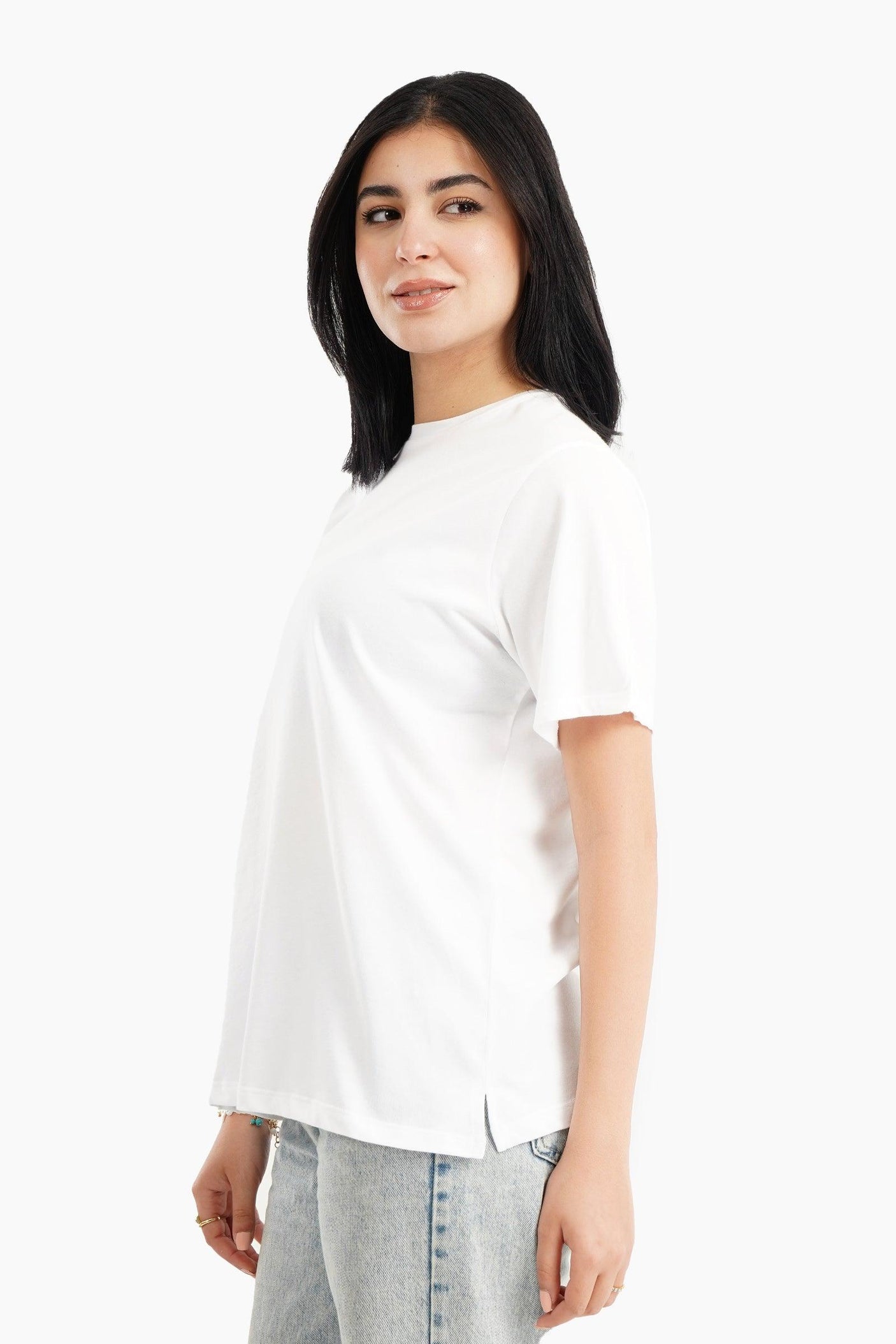 Carina -  Basic Solid T-Shirt