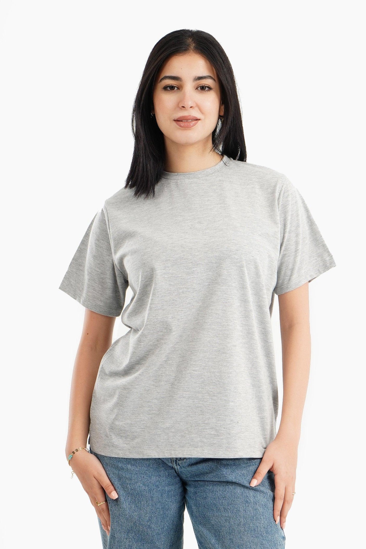 Carina -  Basic Solid T-Shirt