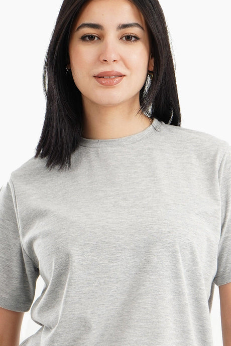 Carina -  Basic Solid T-Shirt