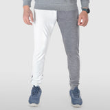 champs land - Men bicolored sweatpants- White-Grey