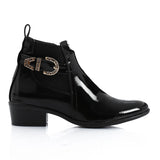 XO - Leather Ankle Boot Black