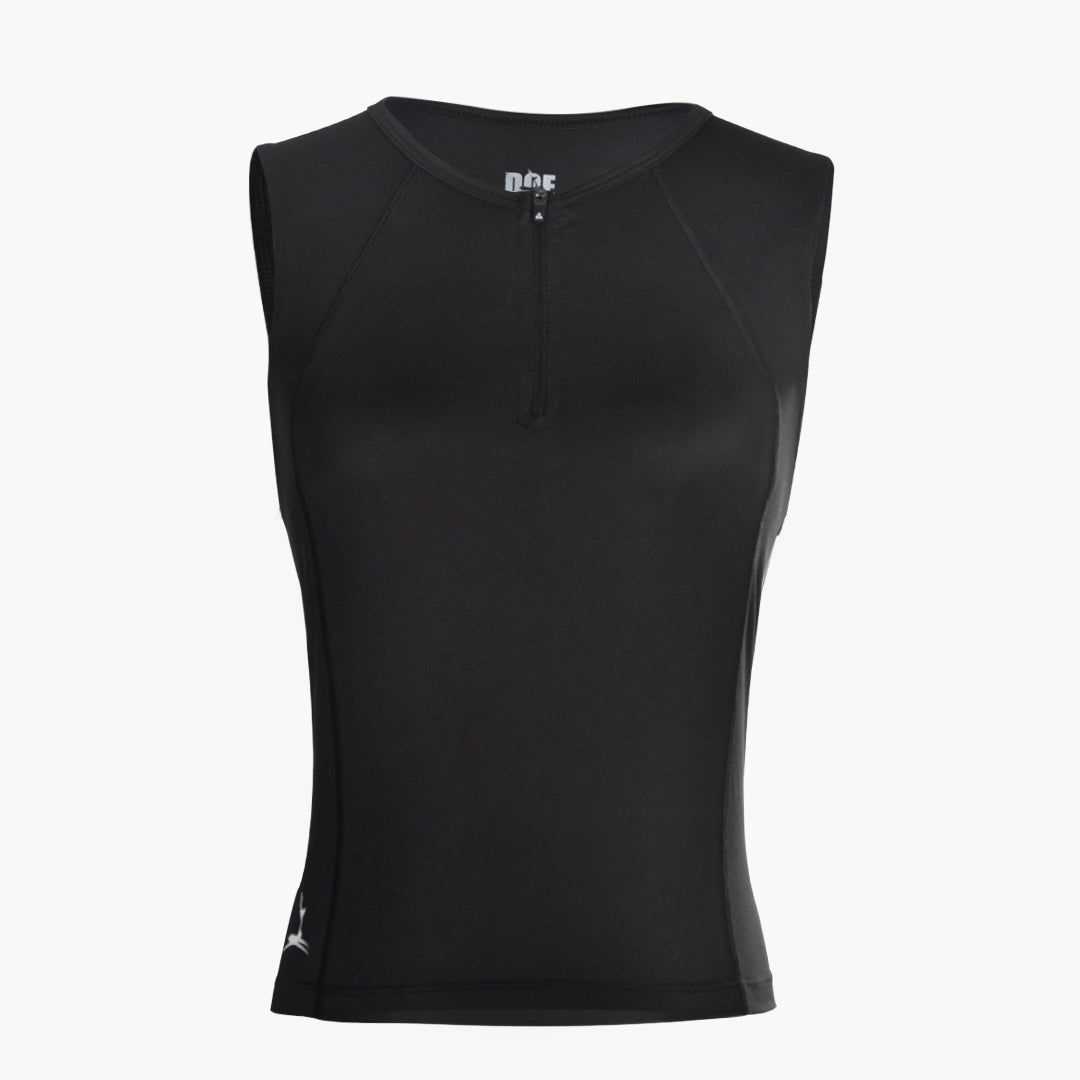 champs land - Doe quarter zipped tank top