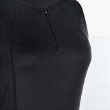 champs land - Doe quarter zipped tank top