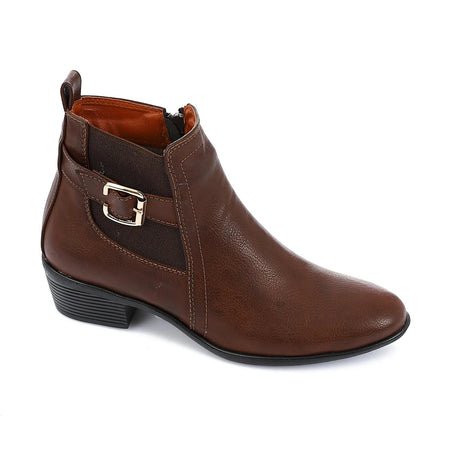 XO - Leather Ankle Boot Black