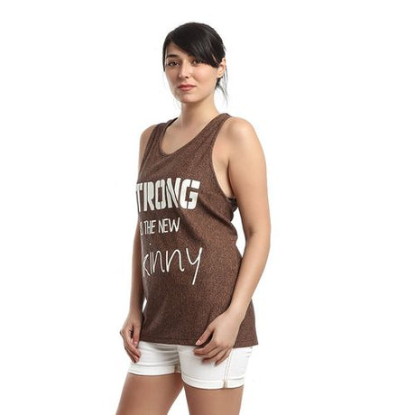 champs land - Agu round- neck shirt short sleeve - brown