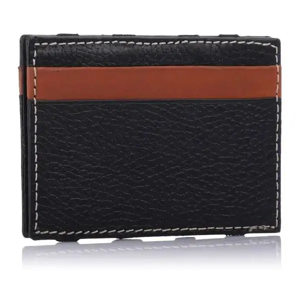 Leazus - Leather wallet - magic black