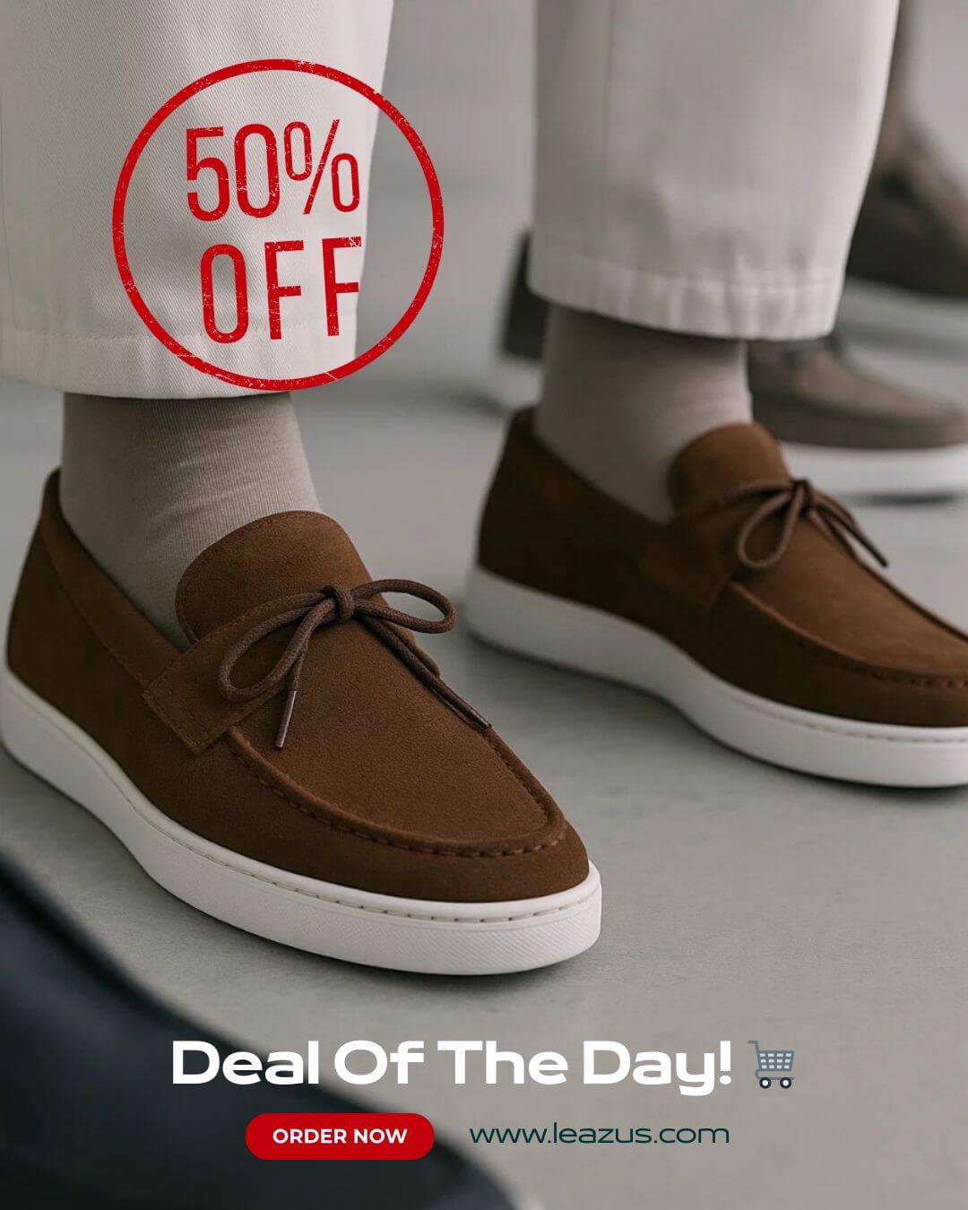 Leazus Twist Loafer - Brown