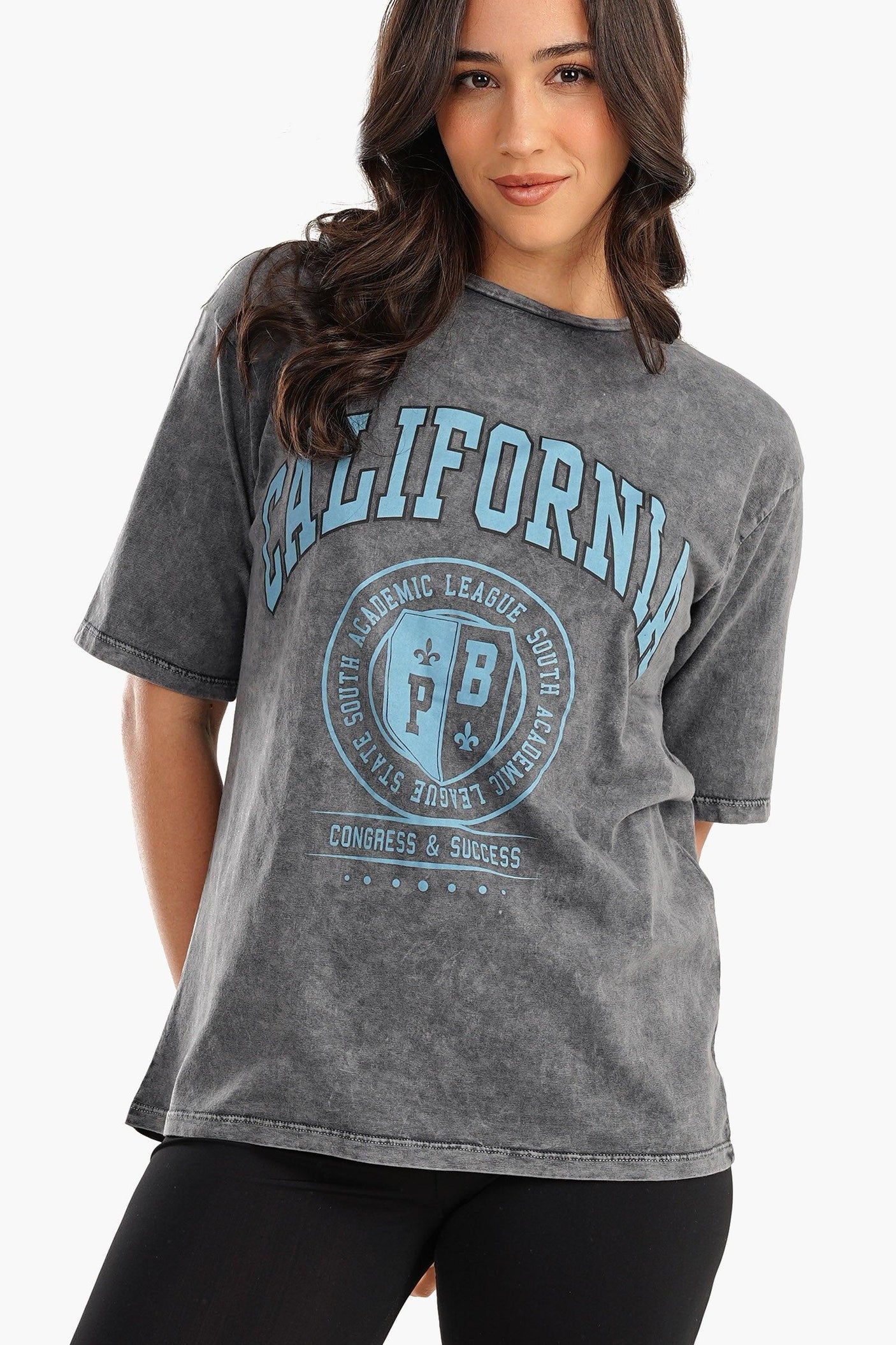 Carina -  California Printed Lounge T-Shirt