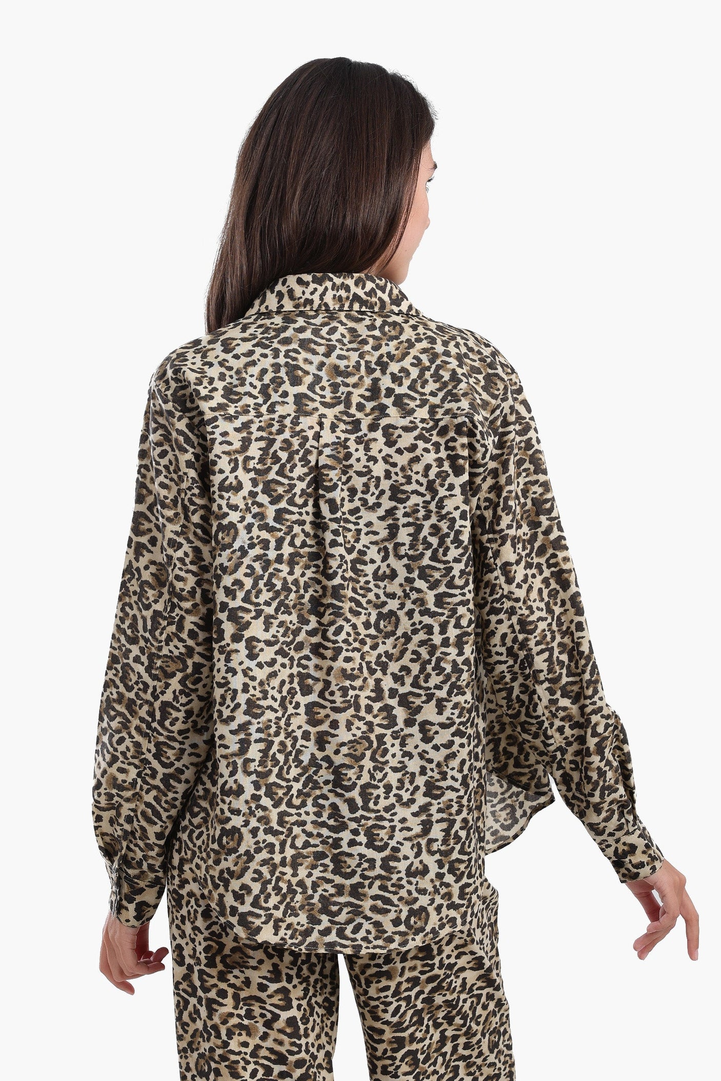 Carina - Animal Print Colored Shirt