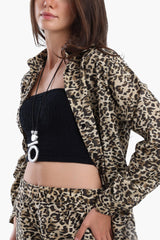 Carina - Animal Print Colored Shirt