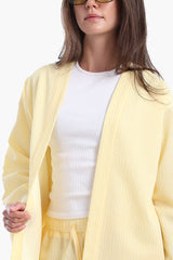 Carina - Striped Open Neckline Cardigan