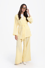 Carina - Comfy Striped Wide Leg Pants